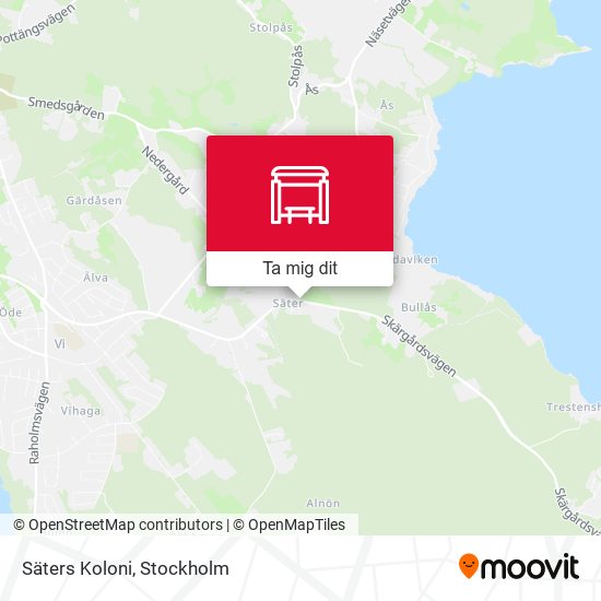 Säters Koloni karta