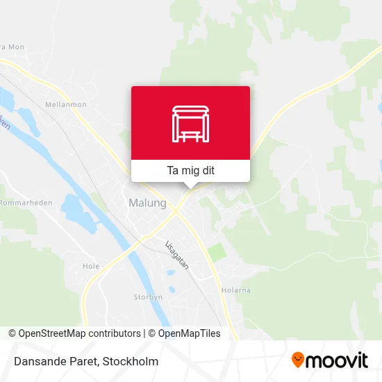 Dansande Paret karta