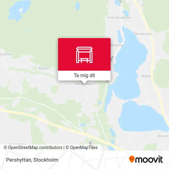 Pershyttan karta