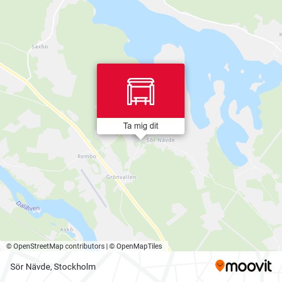 Sör Nävde karta