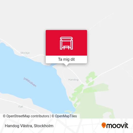 Handog Västra karta