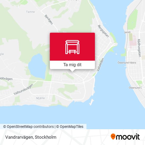 Vandrarvägen karta