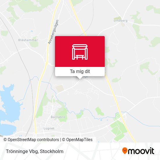 Trönninge Vbg karta