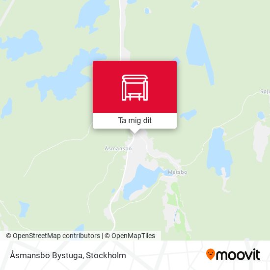 Åsmansbo Bystuga karta