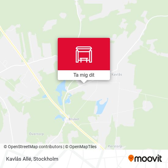 Kavlås Allé karta