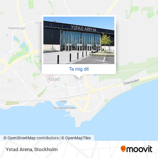 Ystad Arena karta