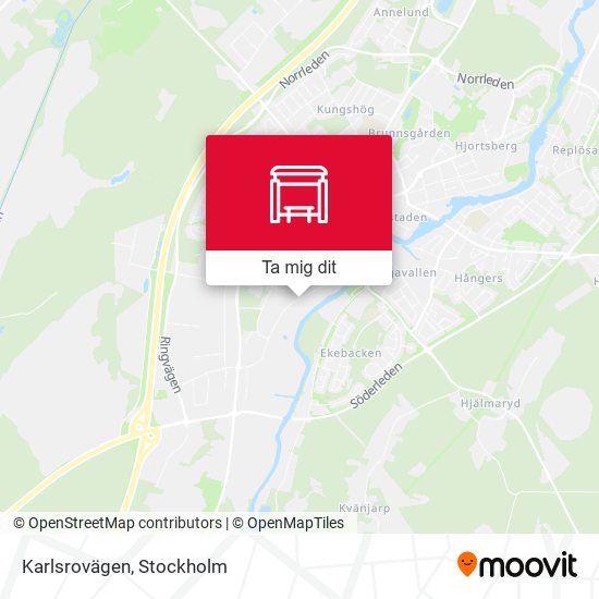 Karlsrovägen karta