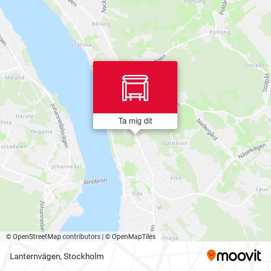 Lanternvägen karta