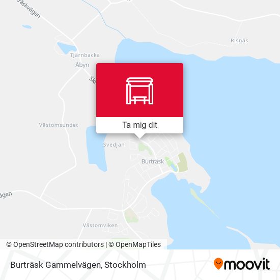 Burträsk Gammelvägen karta