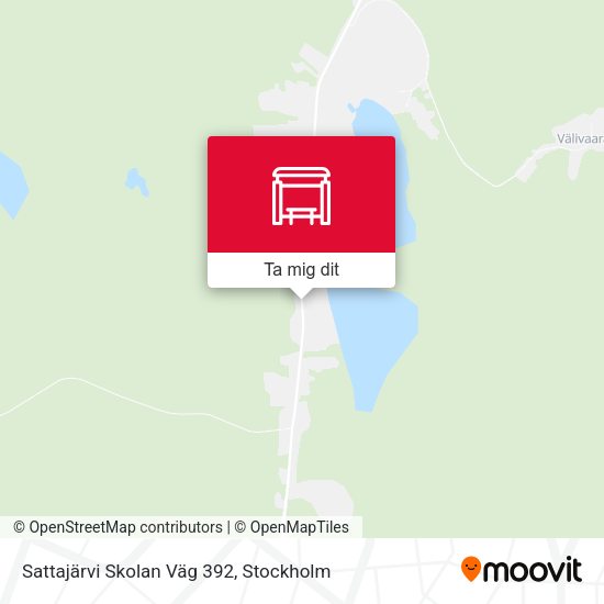 Sattajärvi Skolan Väg 392 karta