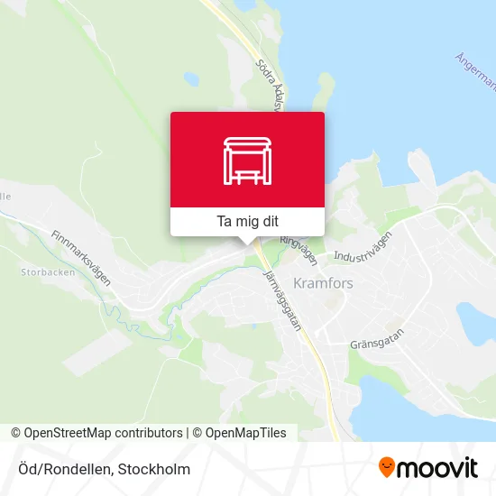Öd/Rondellen karta