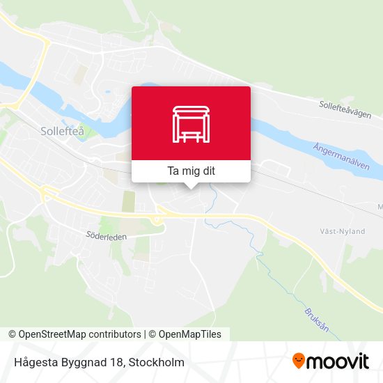 Hågesta Byggnad 18 karta