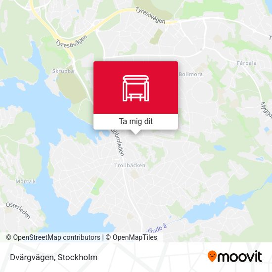 Dvärgvägen karta