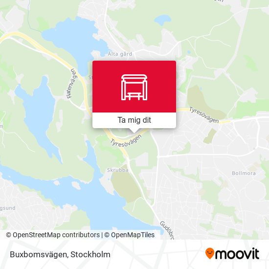 Buxbomsvägen karta