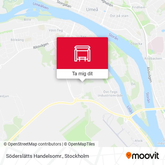 Söderslätts Handelsomr. karta