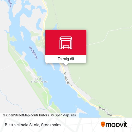 Blattnicksele Skola karta