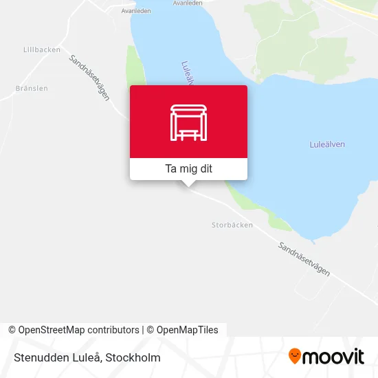 Stenudden Luleå karta