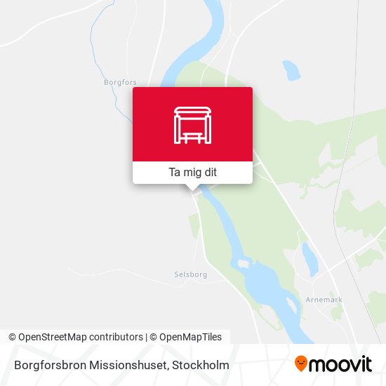 Borgforsbron Missionshuset karta