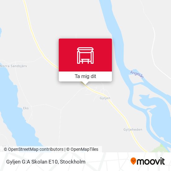 Gyljen G:A Skolan E10 karta