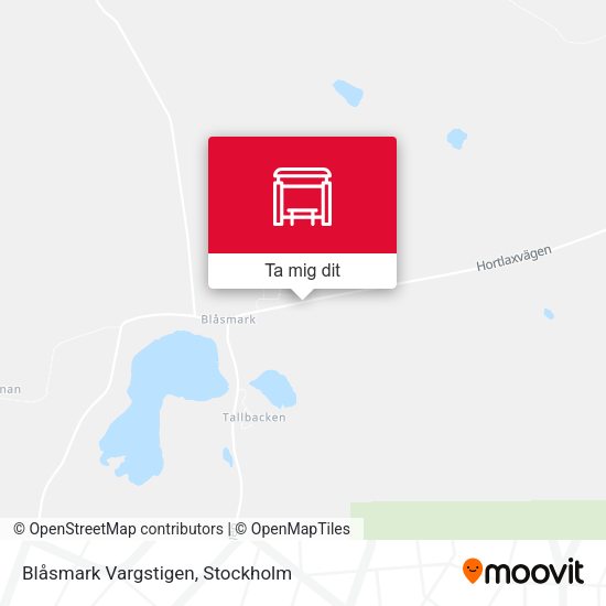 Blåsmark Vargstigen karta