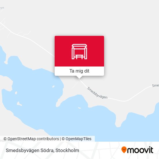 Smedsbyvägen Södra karta