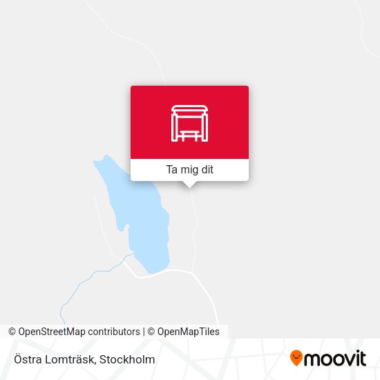 Östra Lomträsk karta