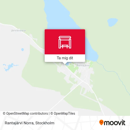 Rantajärvi Norra karta