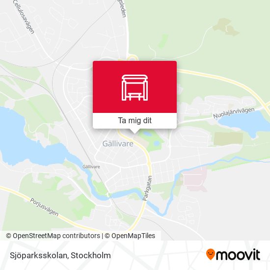 Sjöparksskolan karta