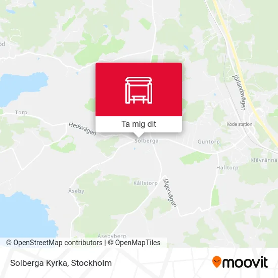 Solberga Kyrka karta