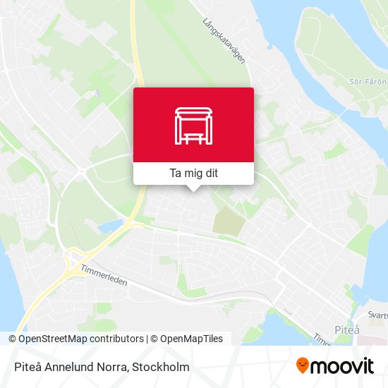 Piteå Annelund Norra karta