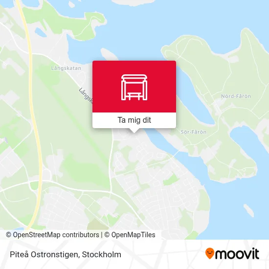 Piteå Ostronstigen karta
