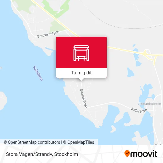 Stora Vägen/Strandv karta