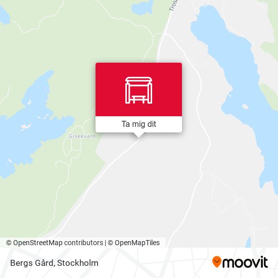 Bergs Gård karta