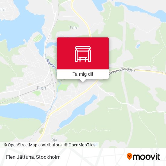 Flen Jättuna karta