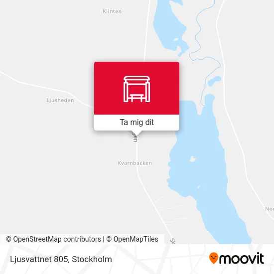 Ljusvattnet 805 karta