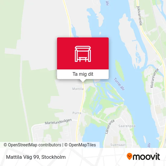 Mattila Väg 99 karta