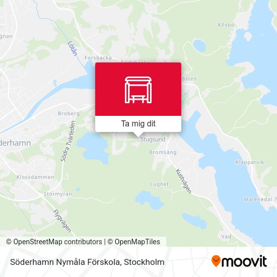 Söderhamn Nymåla Förskola karta