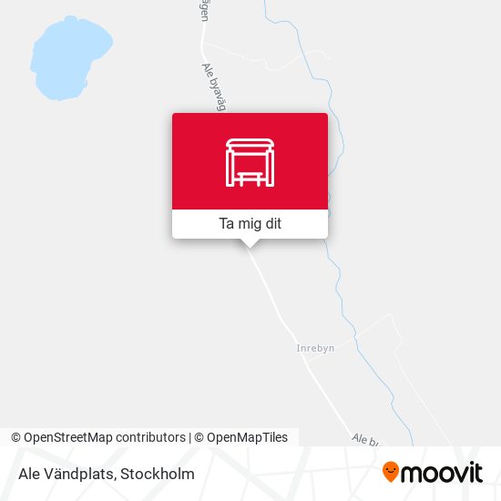 Ale Vändplats karta