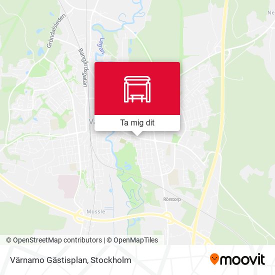 Värnamo Gästisplan karta
