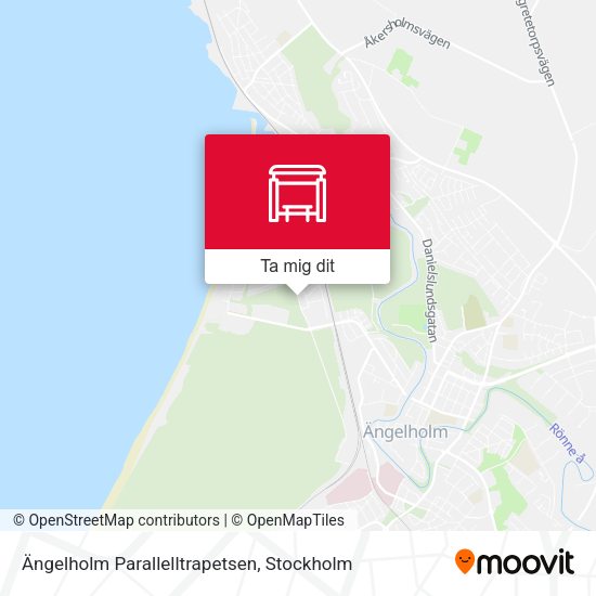 Ängelholm Parallelltrapetsen karta