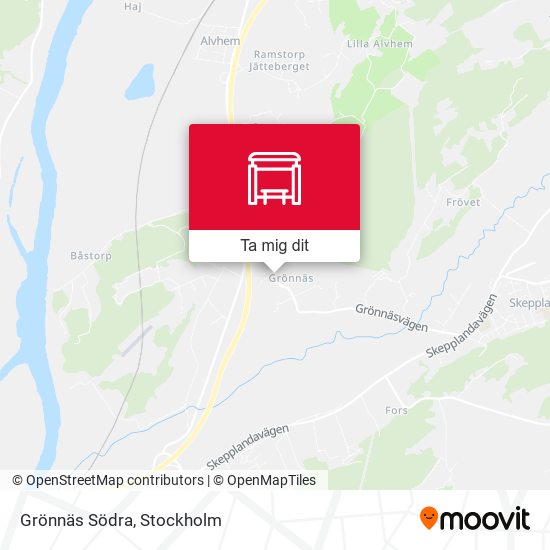 Grönnäs Södra karta
