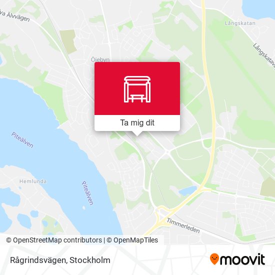 Rågrindsvägen karta