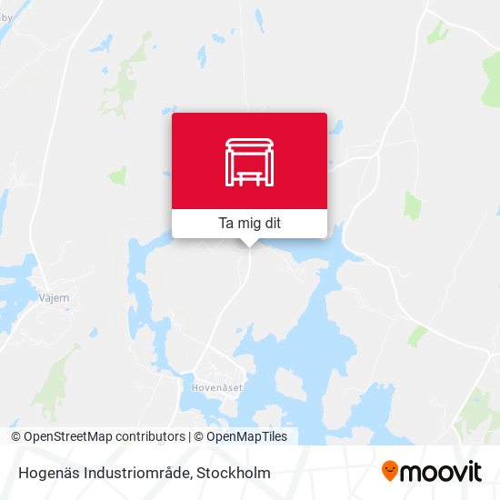 Hogenäs Industriområde karta
