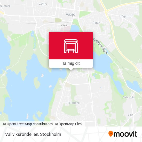 Vallviksrondellen karta
