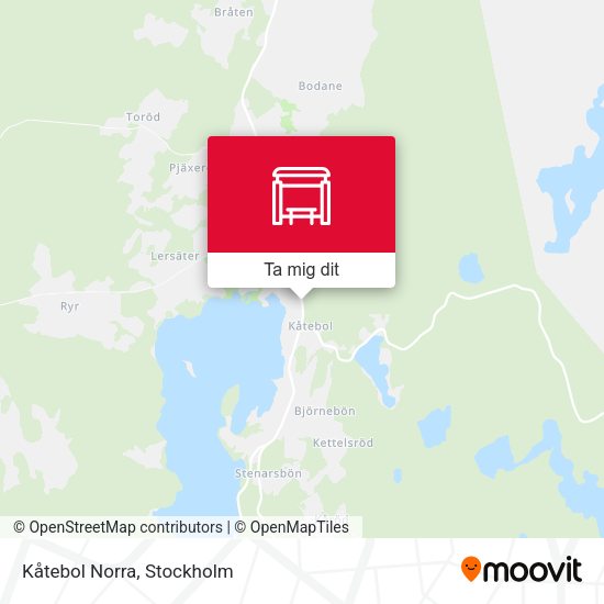 Kåtebol Norra karta
