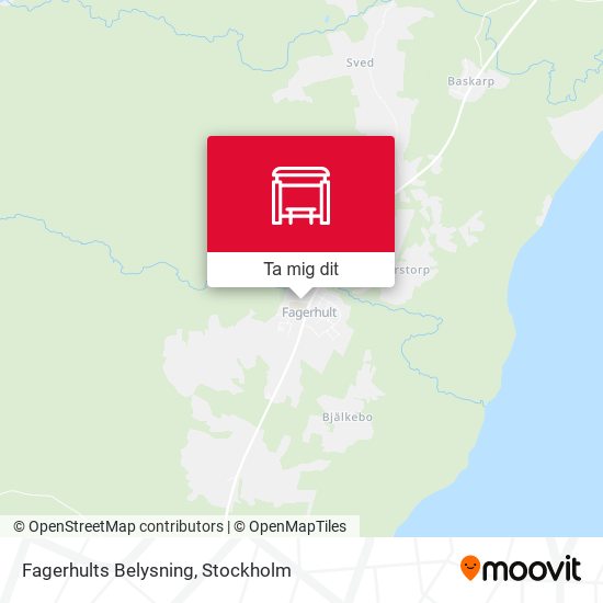 Fagerhults Belysning karta