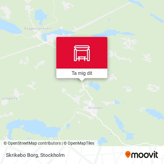 Skrikebo Borg karta