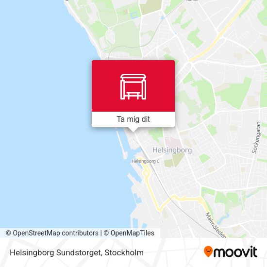Helsingborg Sundstorget karta