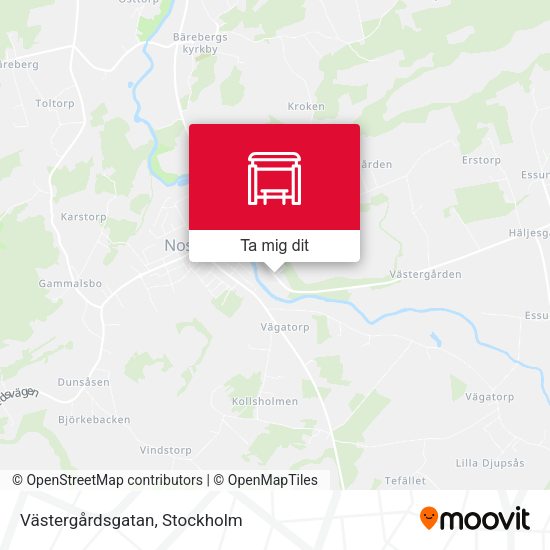 Västergårdsgatan karta