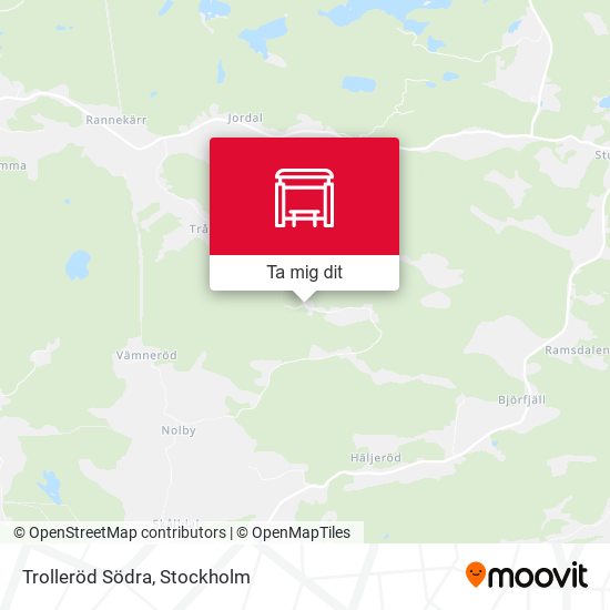 Trolleröd Södra karta